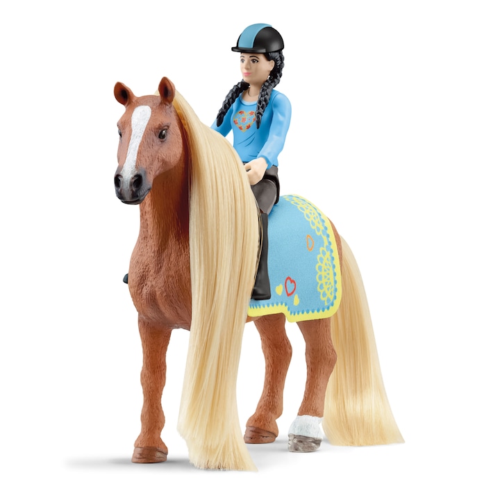 Reducere  RESIGILAT: Set figurine Schleich Horse Club Sofia’s Beauty – Kim & Caramelo