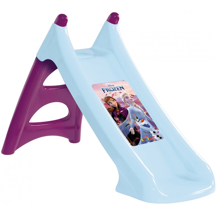 Reducere  RESIGILAT: Tobogan copii Smoby Disney Frozen XS, bleu/mov