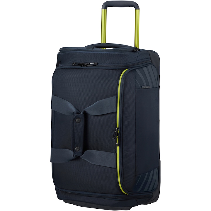 Reducere  RESIGILAT: Troler cabina Samsonite Respark Duffle, 55x32x27 cm, 49 litri, bleumarin/lime