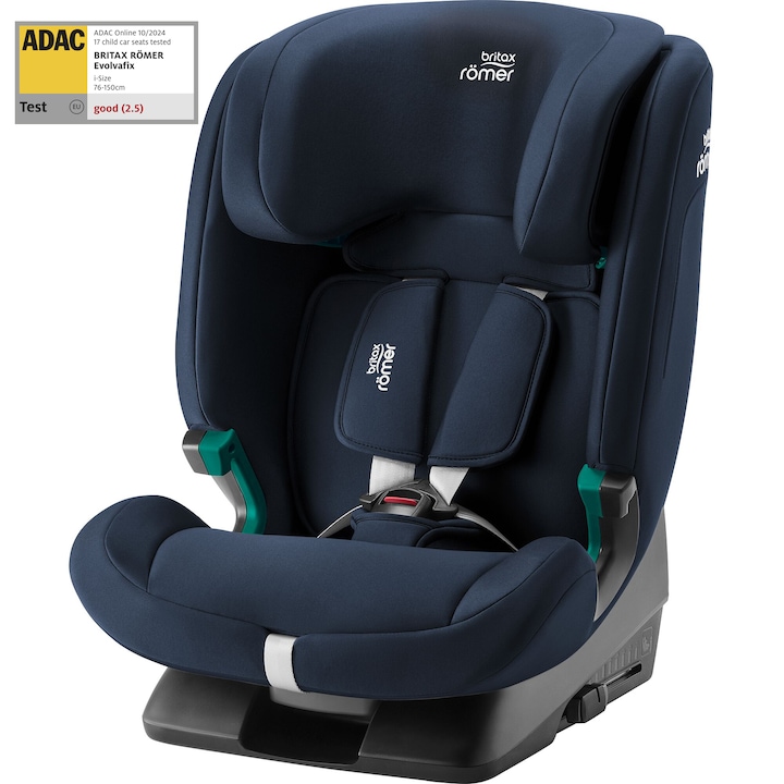 Reducere  RESIGILAT: Scaun auto pentru copii Britax Romer, Evolvafix, Night Blue, 15 luni-12 ani, 76-150 cm, 36 kg