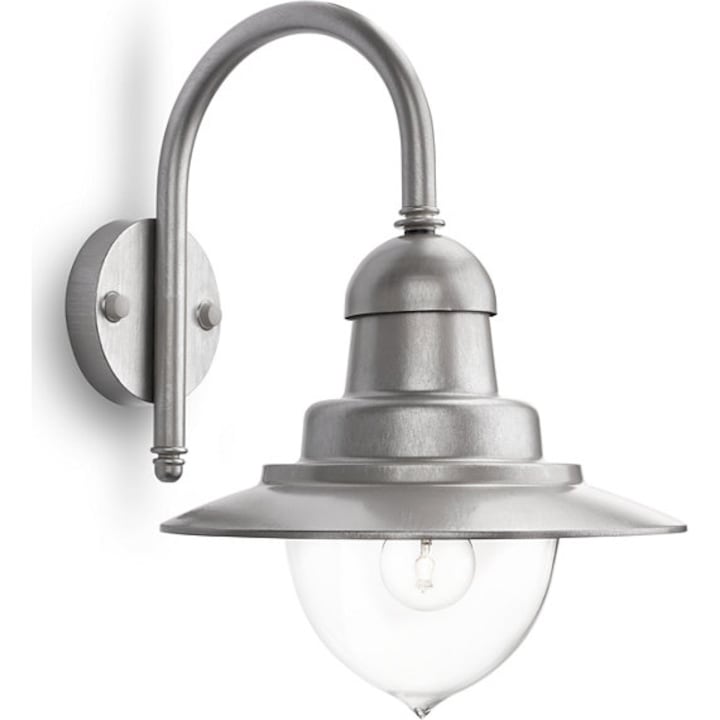 Reducere  RESIGILAT: Aplica exterior Philips Raindrop, E27, IP44, 42.8cm, Aluminiu, Antracit