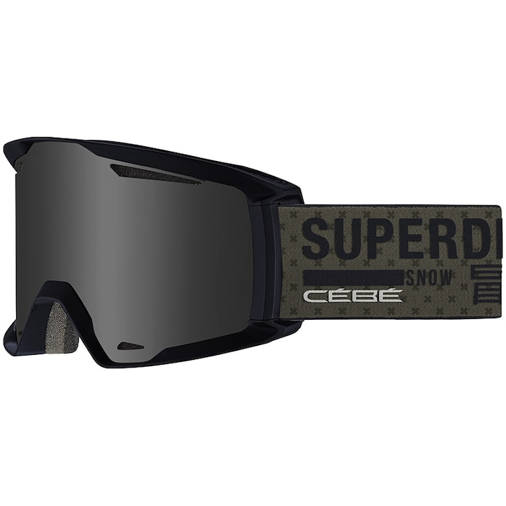 Reducere  RESIGILAT: Ochelari ski Superdry REFERENCE X, unisex, verde inchis