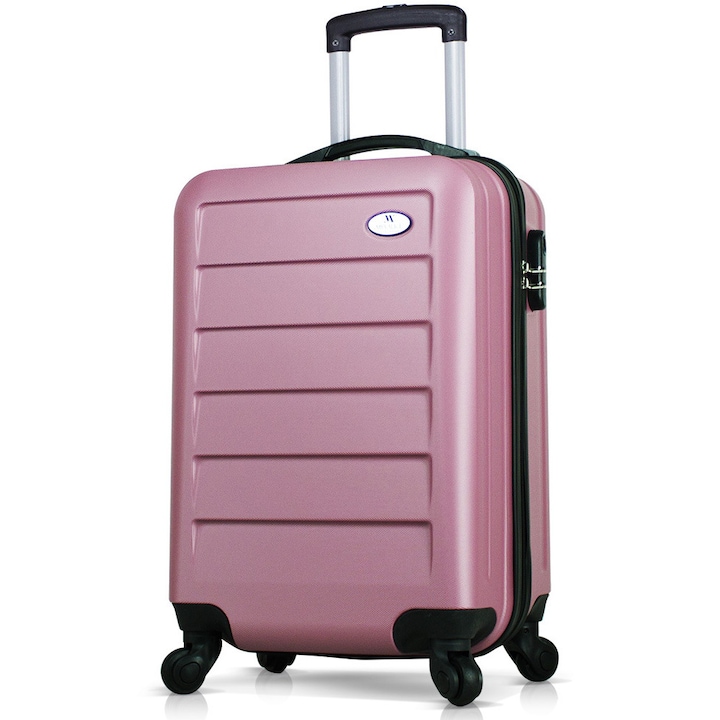 Reducere  RESIGILAT: Troler MYVALICE Ruby – MV6578, Auriu Rose, 57 x 34 x 25 cm