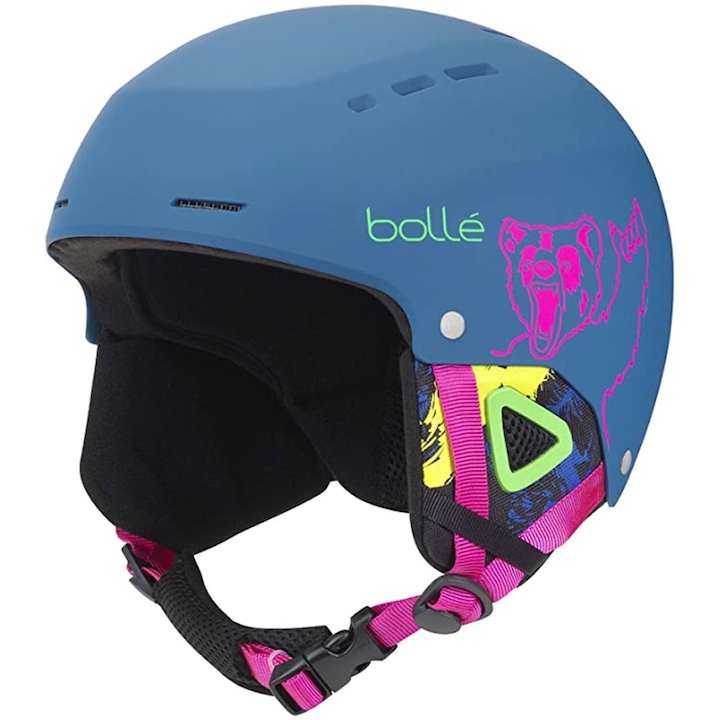 Reducere  RESIGILAT: Casca ski copii Bolle QUIZ, marime XS(49-52cm), albastru/roz