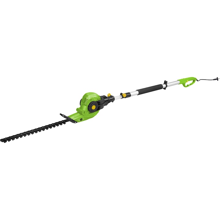 Reducere  RESIGILAT: Foarfeca electrica pentru tuns gard viu Fieldmann FZN 6005-E, putere 450 W, lungime lama 46 cm, diametru taiere maxim 16 mm, maner telescopic 190 – 250 cm