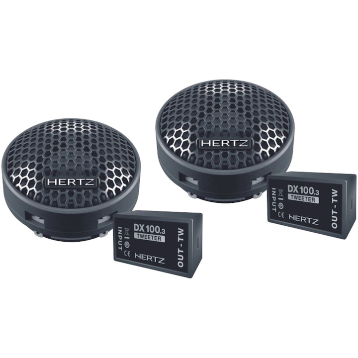 Reducere  RESIGILAT: Tweetere auto HERTZ DIECI DT 24.3, 24 mm, 80W PEAK, neodinium