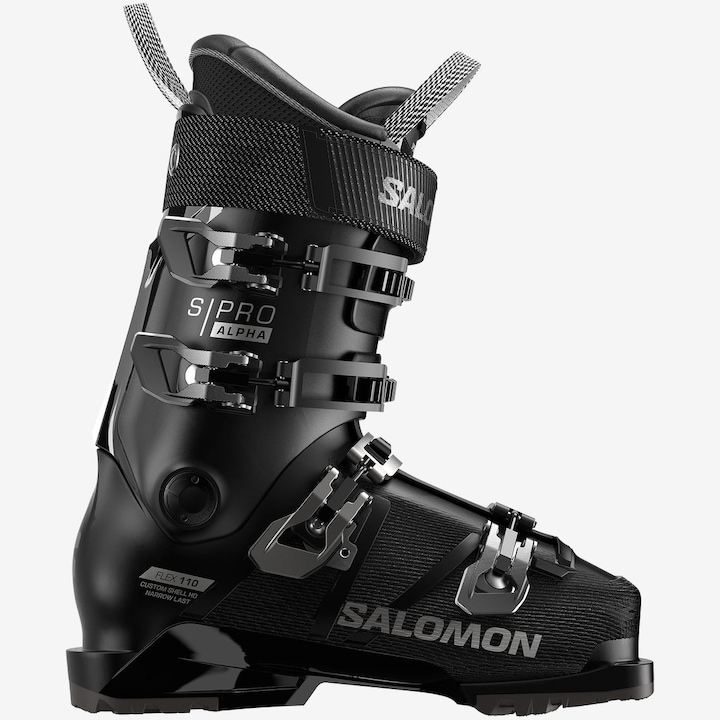 Reducere  RESIGILAT: Clapari ski Salomon Salomon S/PRO Alpha 110, marime 26/26.5, negru