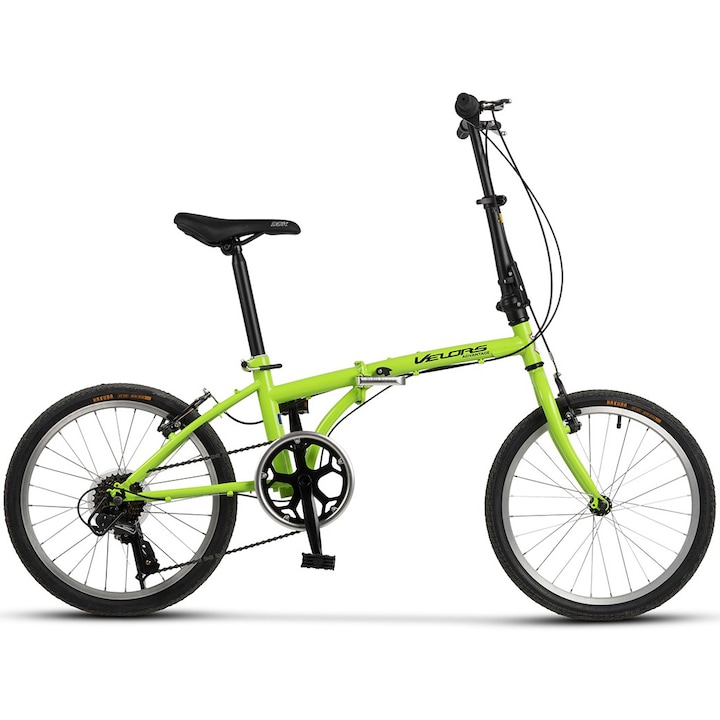 Reducere  RESIGILAT: Bicicleta pliabila Velors Advantage V2052A 20″, verde/negru