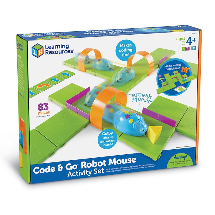 Reducere  RESIGILAT: Robot programabil STEM Learning Resources – Robot Mouse