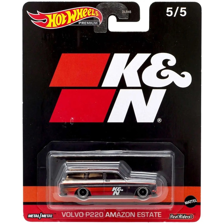 Reducere  RESIGILAT: Masinuta Hot Wheels Premium – Real Riders Pop Culture, Volvo P220, 1:64