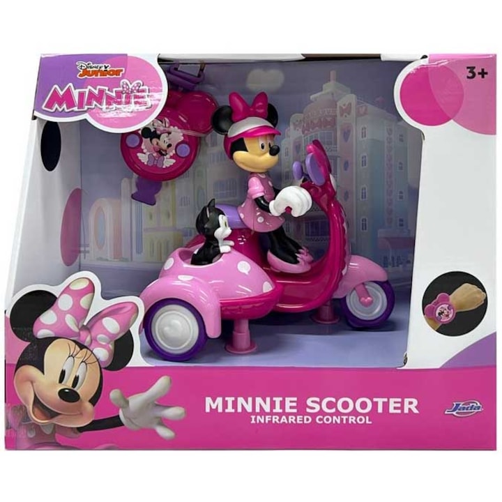 Reducere  RESIGILAT: Scooter RC Disney Mickey Mouse – Minnie, 19 cm