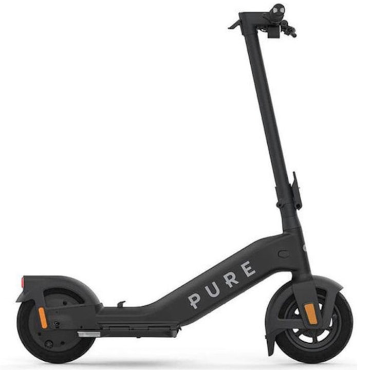 Reducere  RESIGILAT: Trotineta electrica Pure Electric Advance, putere motor 710W, autonomie pana la 40Km, viteza maxima 25Km, roti 10″, aluminiu, Matte Black