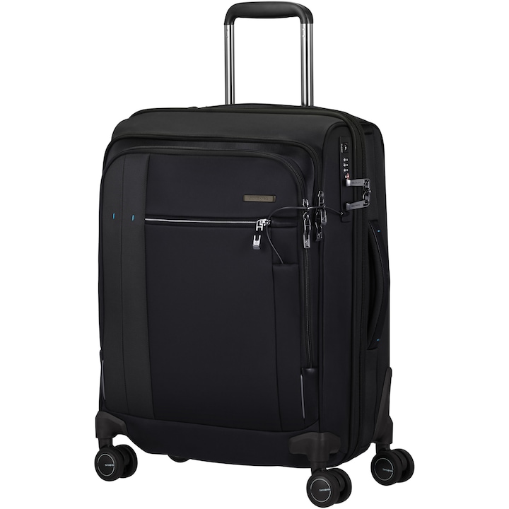 Reducere  RESIGILAT: Troler cabina calatorie Samsonite Spectrolite 3.0 TRVL, spinner, 55/20, extensibil, negru