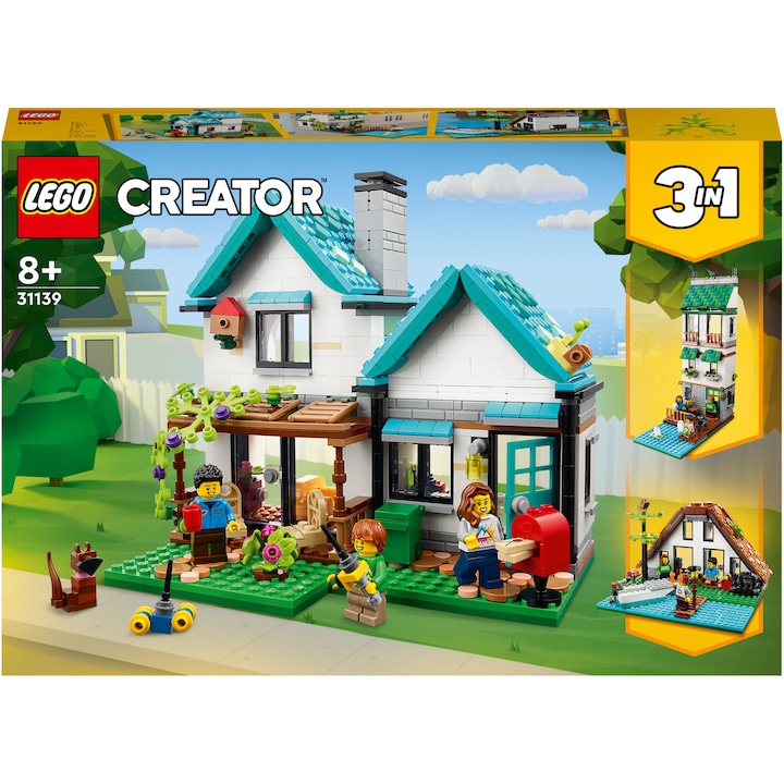 Reducere  RESIGILAT: LEGO® Creator 3 in 1 – Casa primitoare 31139, 808 piese