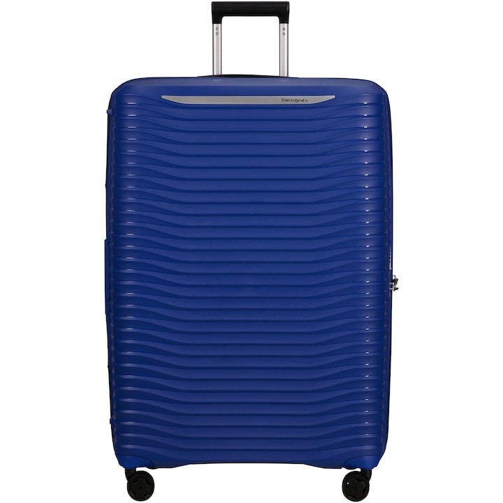 Reducere  RESIGILAT: Troler Samsonite Upscape Spinner, expandabil, 81x54x34cm, albastru marin