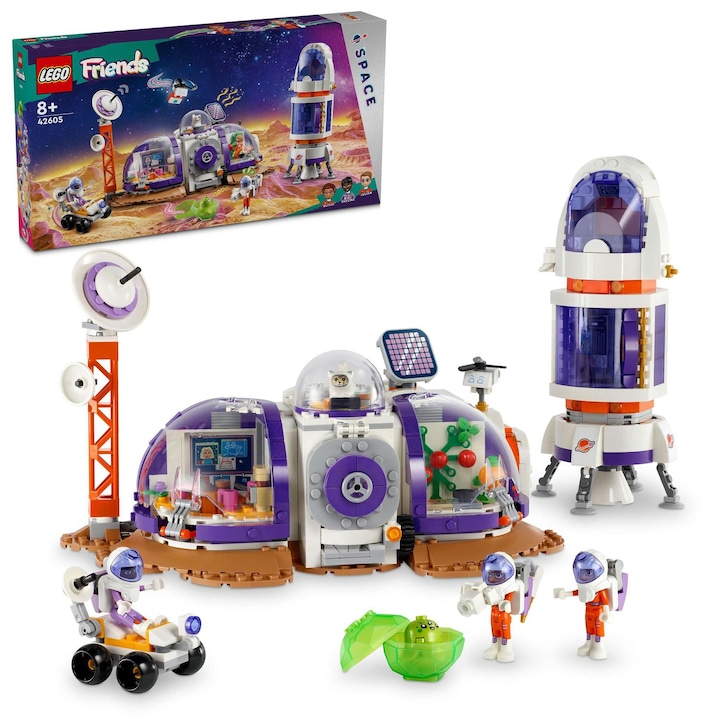 Reducere  RESIGILAT: LEGO® Friends – Baza spatiala si racheta pe marte 42605, 981 piese