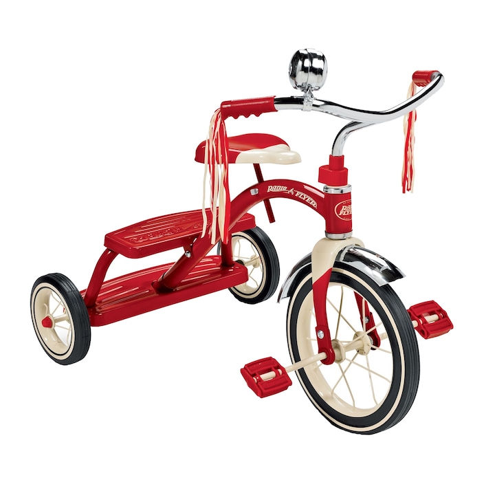 Reducere  RESIGILAT: Tricicleta Radio Flyer – Classic red dual deck