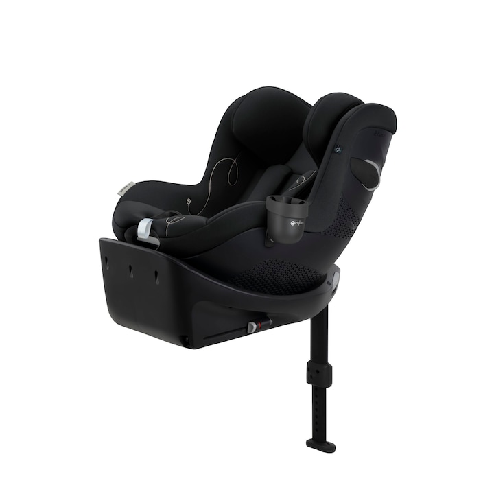 Reducere  RESIGILAT: Scaun auto rotativ pentru copii Cybex Gold SIRONA Gi I-SIZE Moon Black, include baza ISOFIX