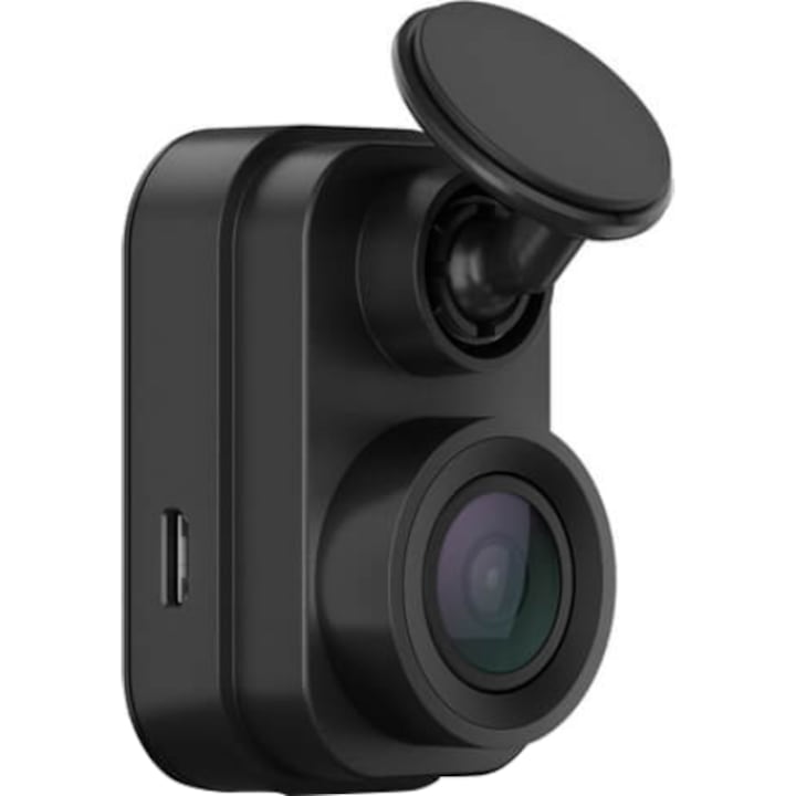 Reducere  RESIGILAT: Camera auto DVR Garmin Dash Cam Mini 2, 1080p,Senzor G,Unghi vizualizare 140 grade, Wi-Fi , Control Vocal