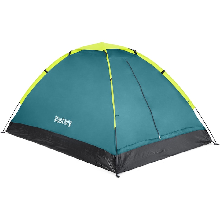 Reducere  RESIGILAT: Cort camping Bestway Pavillo Cool Dome 68084, 2 persoane, 145x205x100 cm, albastru/galben