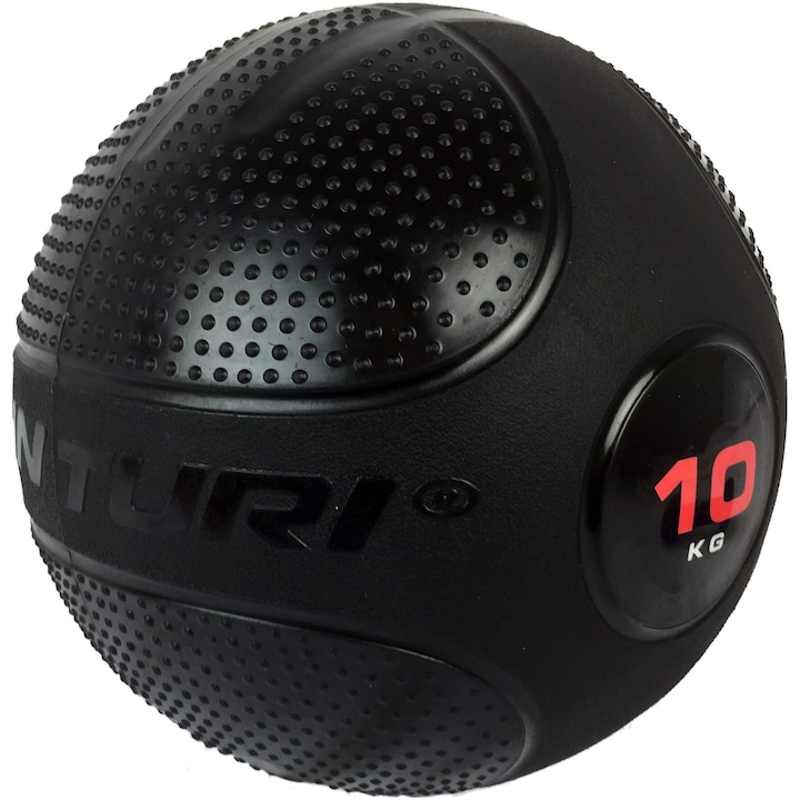 Reducere  RESIGILAT: Minge fitness Tunturi Slam Ball, 10 kg, negru