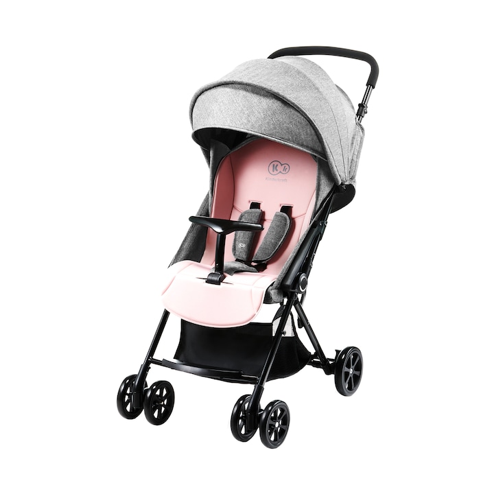 Reducere  RESIGILAT: Carucior sport Kinderkraft Lite UP, de la nastere, Gri/Roz