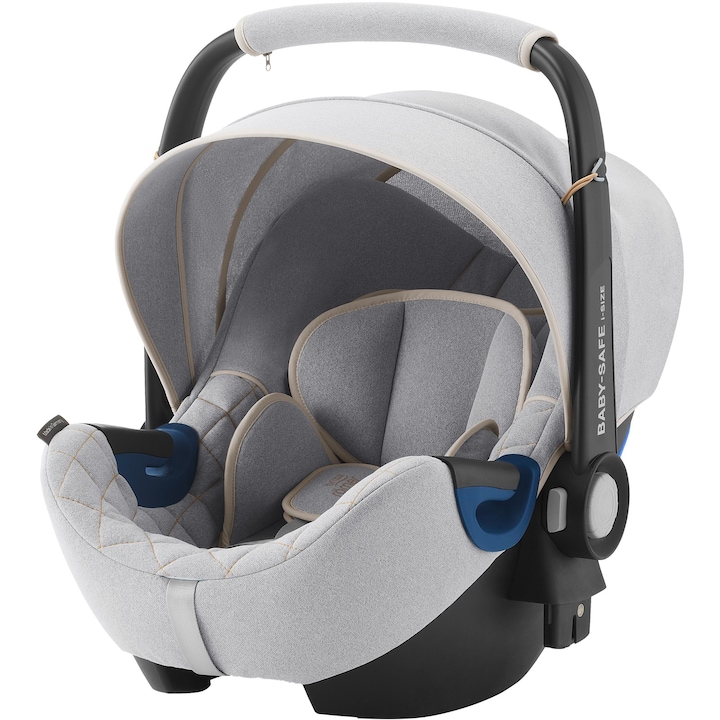 Reducere  RESIGILAT: Cos auto i-Size Britax Romer Baby Safe 2 Nordic Grey, 40-83 cm, Gri