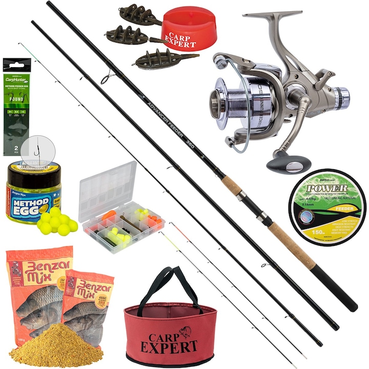 Reducere  RESIGILAT: Set method feeder Carp Expert Advancer Method, lungime 3.6m