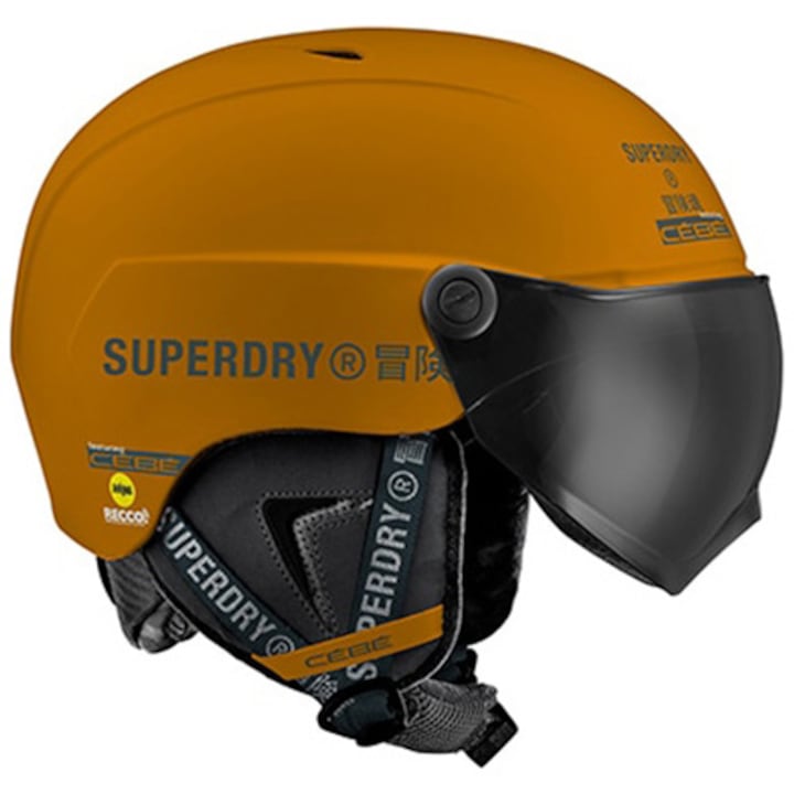 Reducere  RESIGILAT: Casca schi Superdry Contest Vision Mips, Matt Zinnia-Grey Ultra Black, S3, 54-56