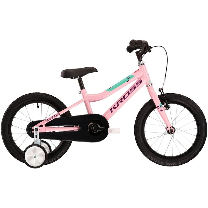 Reducere  RESIGILAT: Bicicleta KROSS Mini 3.0 D, 16 inch, greutate 10.53kg,, roz