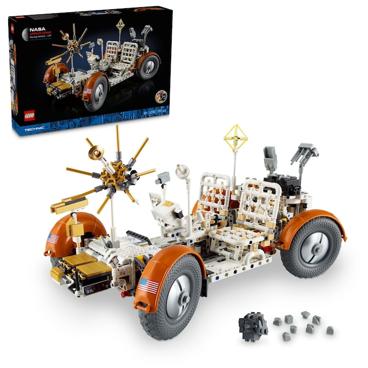 Reducere  RESIGILAT: LEGO® Technic – Roverul selenar din misiunile NASA Apollo 42182, 1913 piese