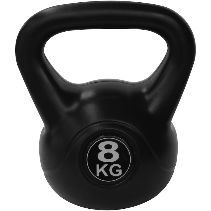 Reducere  RESIGILAT: Kettlebell PE Tunturi, 8kg, negru