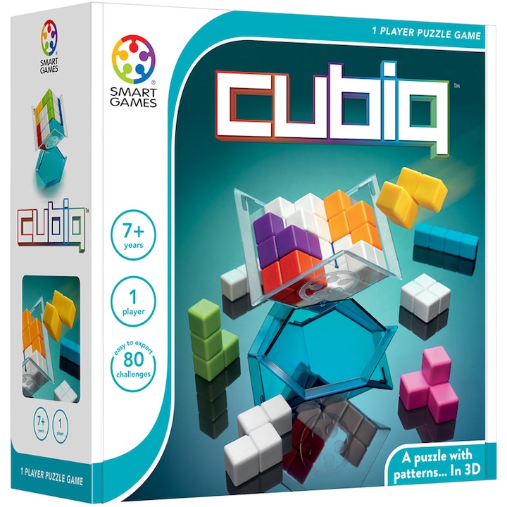 Reducere  RESIGILAT: Joc Smart Games – Cubiq, lb. romana