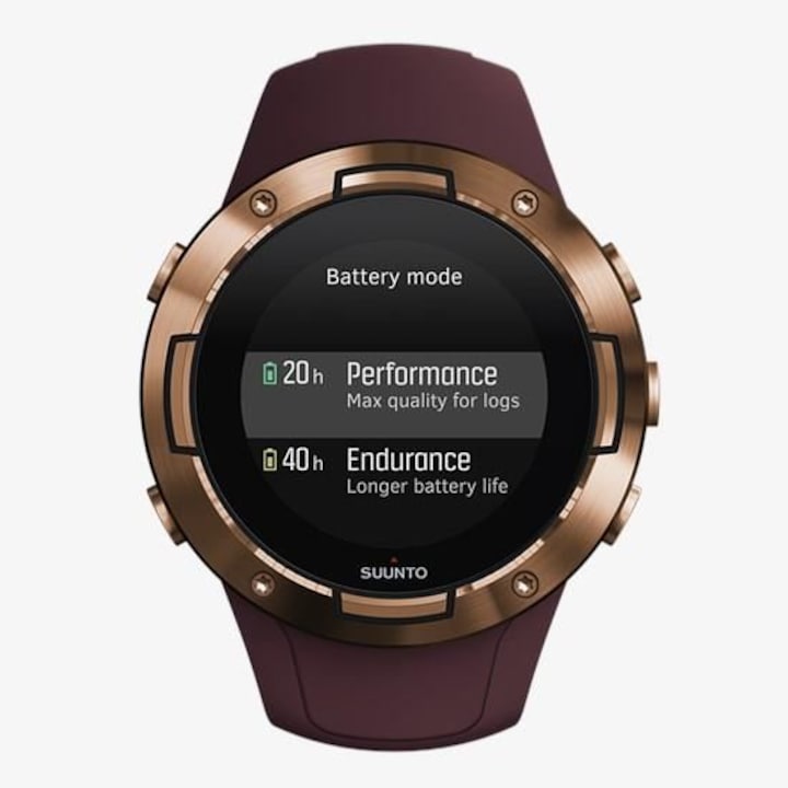 Reducere  RESIGILAT: Ceas sport Suunto 5 G1, unisex, burgundy, copper