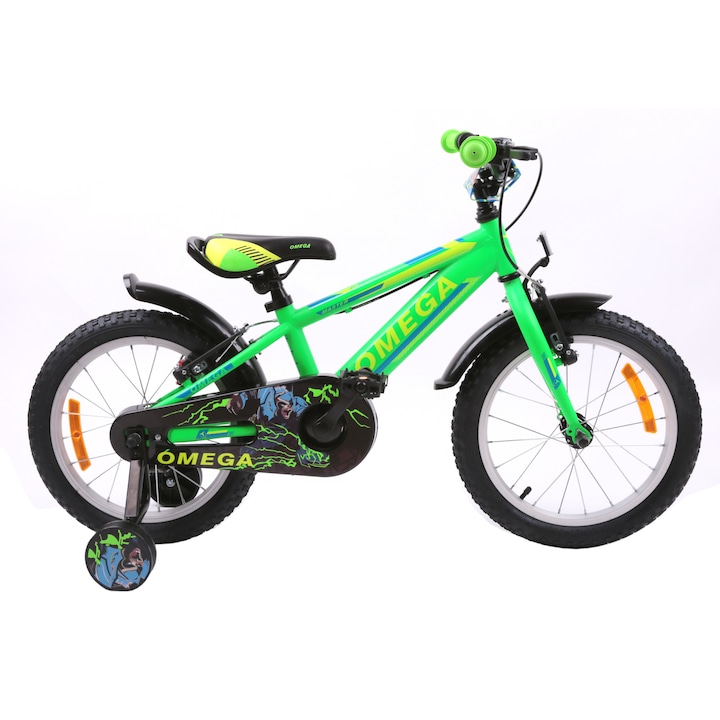 Reducere  RESIGILAT: Bicicleta copii Omega Master 20″, verde