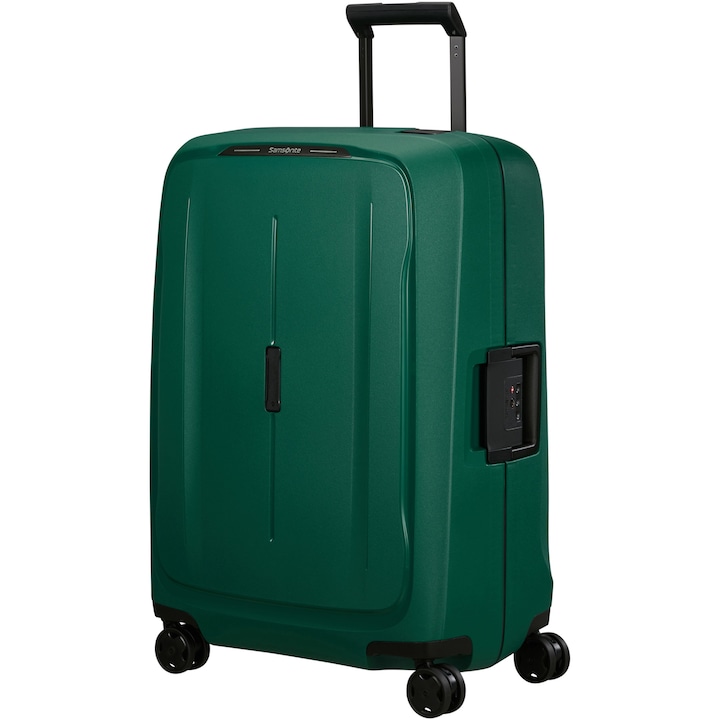 Reducere  RESIGILAT: Troler Samsonite Essens Spinner, 69x49x30 cm, 88 litri, verde