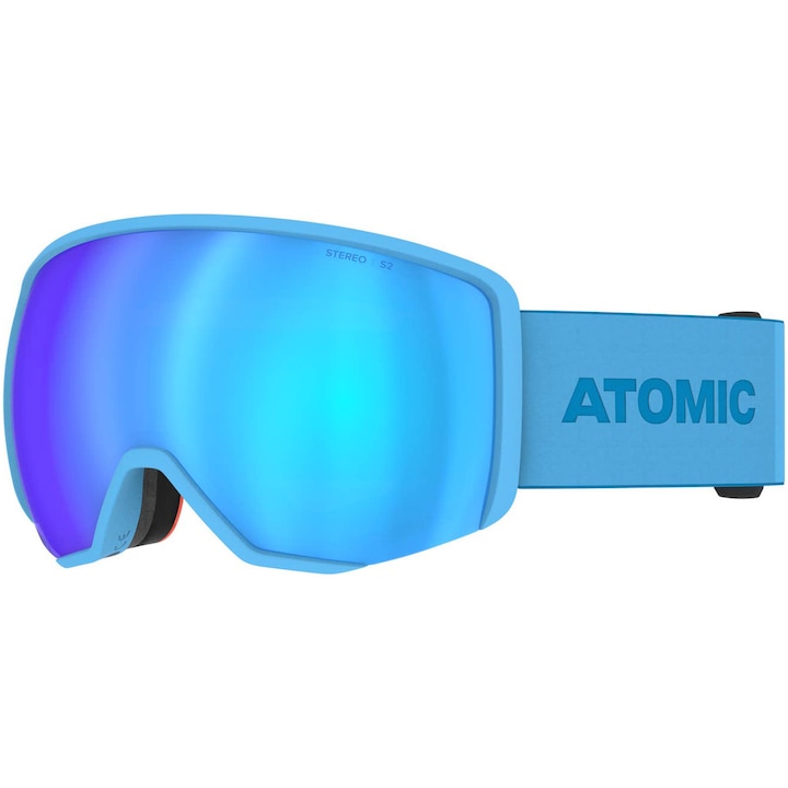 Reducere  RESIGILAT: Ochelari ski Atomic REVENT L STEREO, unisex, albastru