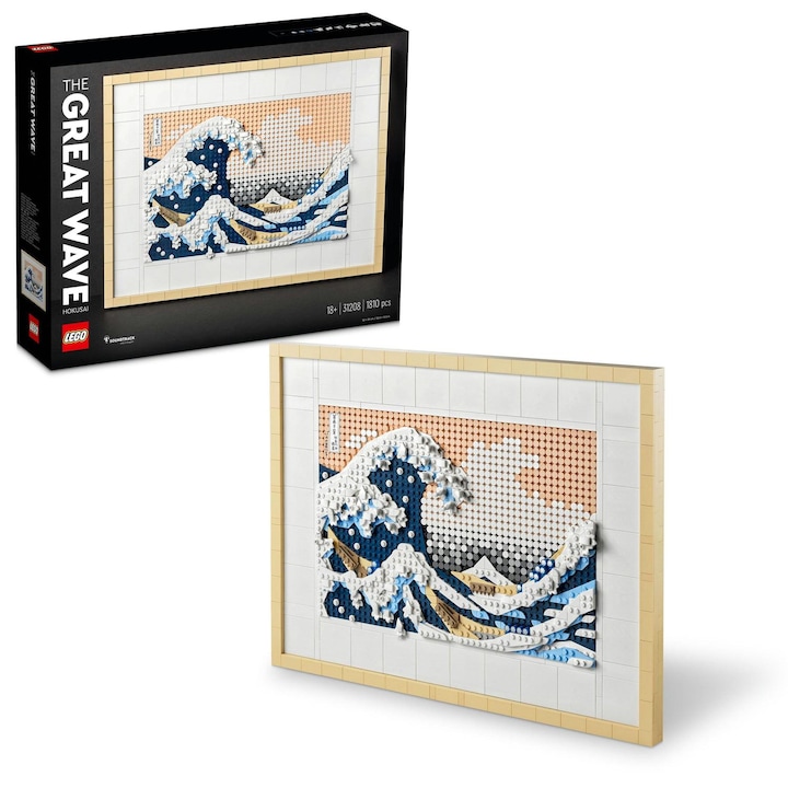 Reducere  RESIGILAT: LEGO® ART – Hokusai, Marele val 31208, 1810 piese