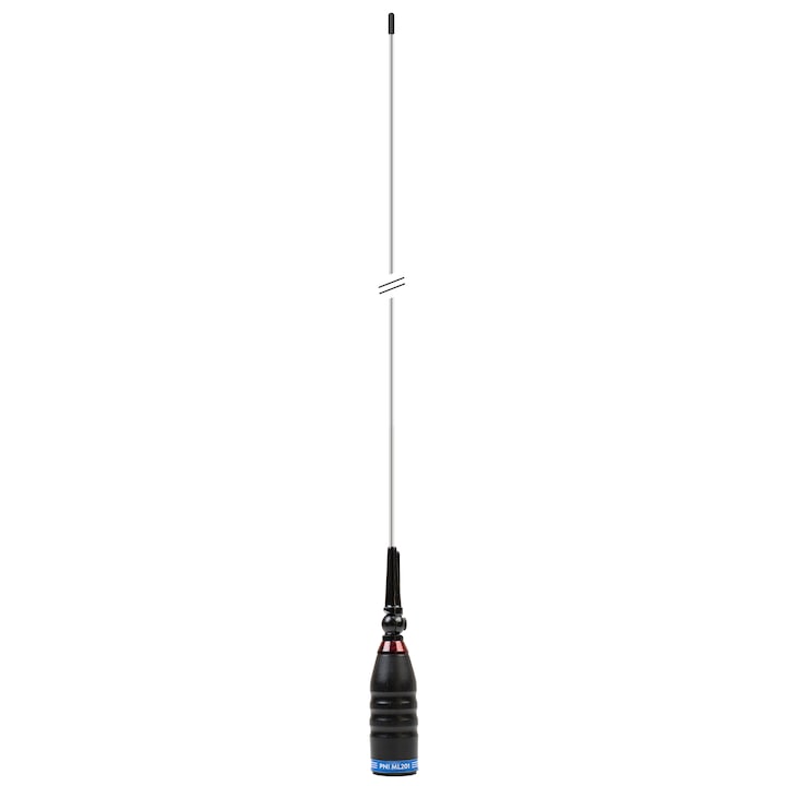 Reducere  RESIGILAT: Antena CB PNI ML201 Black, lungime 201cm, 26-28MHz, 1200W cu inclinare la 90 de grade