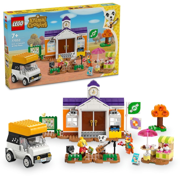 Reducere  RESIGILAT: LEGO® Animal Crossing™ – Concertul lui K.K. la Plaza 77052, 550 piese