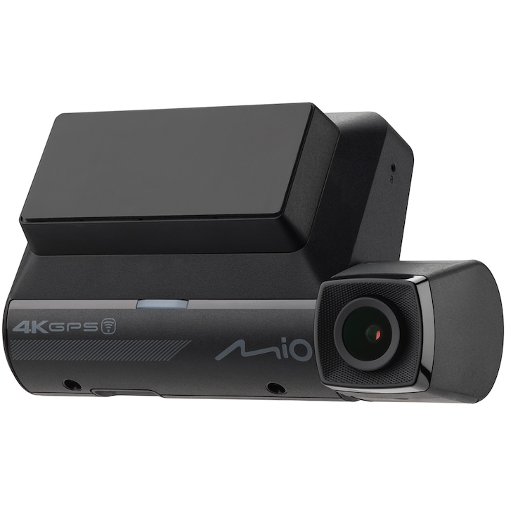 Reducere  RESIGILAT: Camera video auto Mio MiVue 955W, 4K, HDR, Wi-Fi, GPS, Alerta medie camera radar fix, Negru