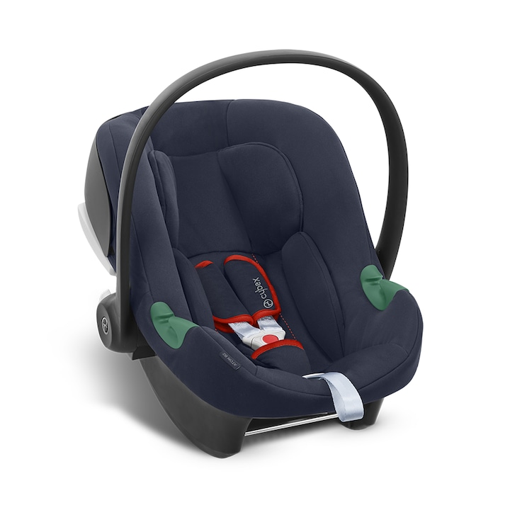 Reducere  RESIGILAT: Scoica auto Cybex Silver ATON B2 I-SIZE Bay Blue, include baza ISOFIX Base One