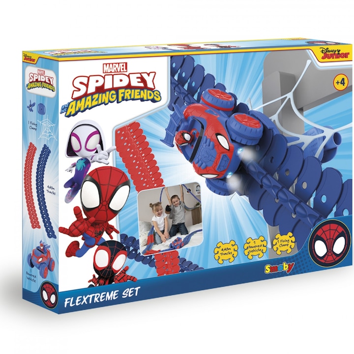 Reducere  RESIGILAT: Set circuit de joaca Spidey – Flextreme Spidey