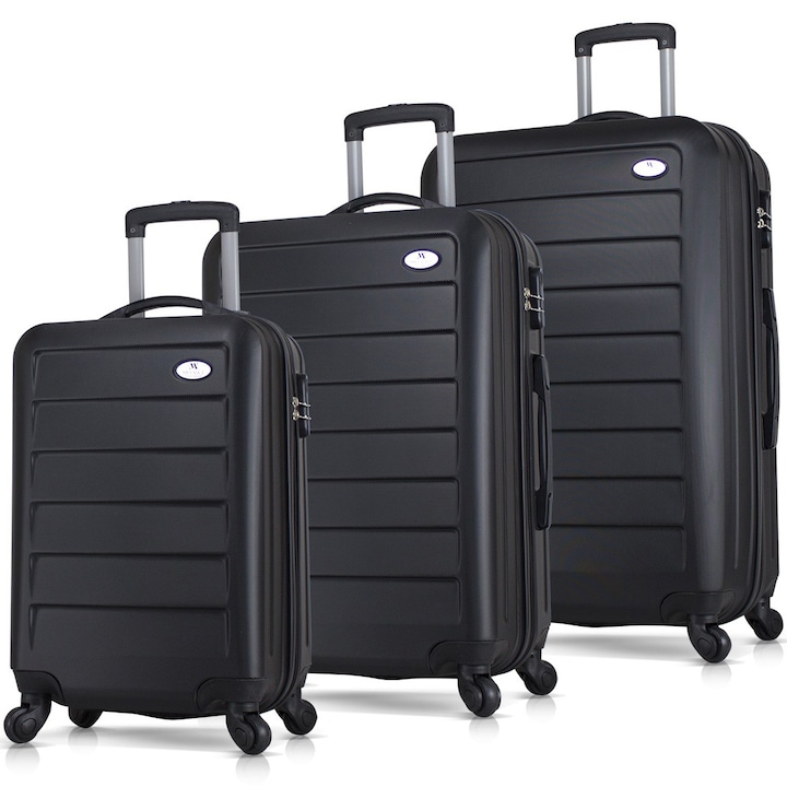 Reducere  RESIGILAT: Set trolere MYVALICE Ruby – MV8077, Negru