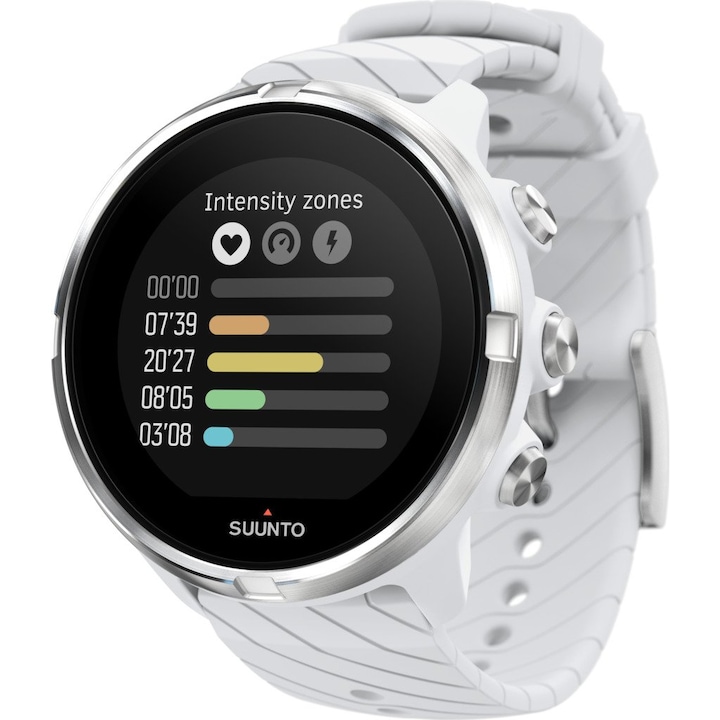 Reducere  RESIGILAT: Ceas sport Suunto 9 G1 fara barometru, Unisex, Alb