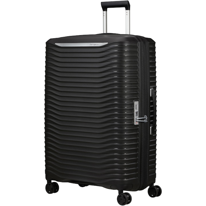 Reducere  RESIGILAT: Troler extensibil Samsonite Upscape Spinner, 75x51x30/33 cm, 104/114 litri, negru