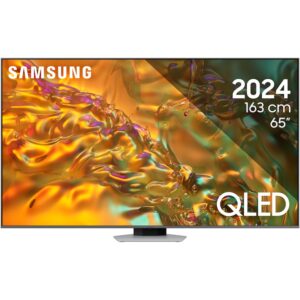 Reducere  RESIGILAT: Televizor SAMSUNG QLED 65Q80D, 163 cm, Smart, 4K Ultra HD, 100 Hz, Clasa G (Model 2024)