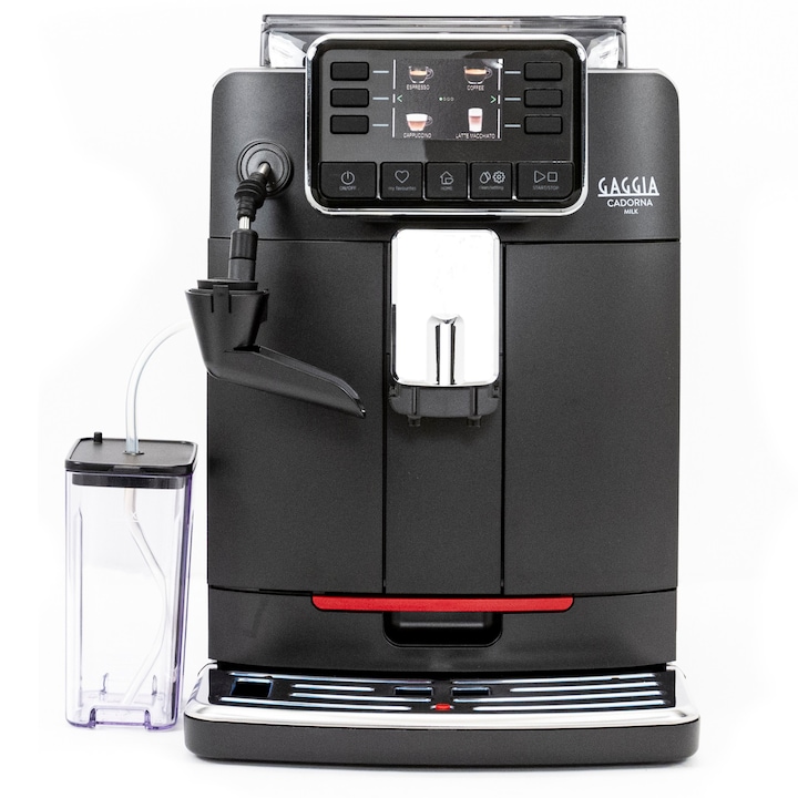 Reducere  RESIGILAT: Espressor automat Gaggia Cadorna Milk, 1900W, 15 bar, 10 bauturi, carafa lapte, Negru