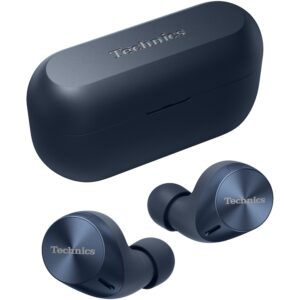 Reducere  RESIGILAT: Casti In-Ear Technics EAH-AZ60M2EA, True Wireless, Hybrid Noise Cancelling, Multipoint, Alexa built-in, JustMyVoice, Autononie 25 ore, Driver 8 mm, Albastru