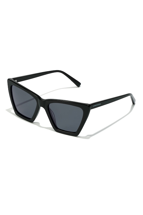 Reducere  RESIGILAT: Hawkers – Ochelari de soare cat-eye unisex polarizati, 55-18-140, Negru